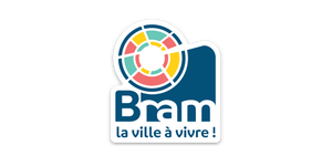 Ville de Bram logo